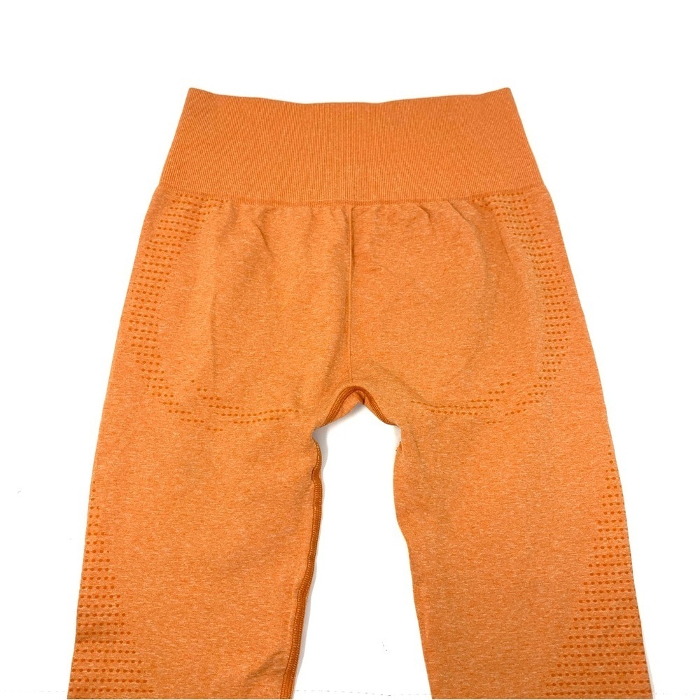 Gymshark Vital Seamless Marled Apricot Leggings Active Sport Pants Small - Picture 7 of 15